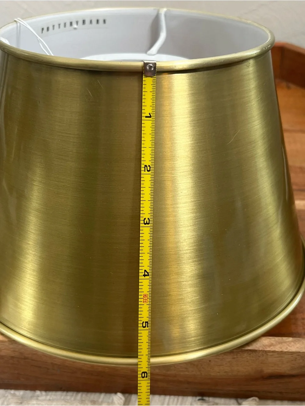 Pottery Barn Metal Brass Shade